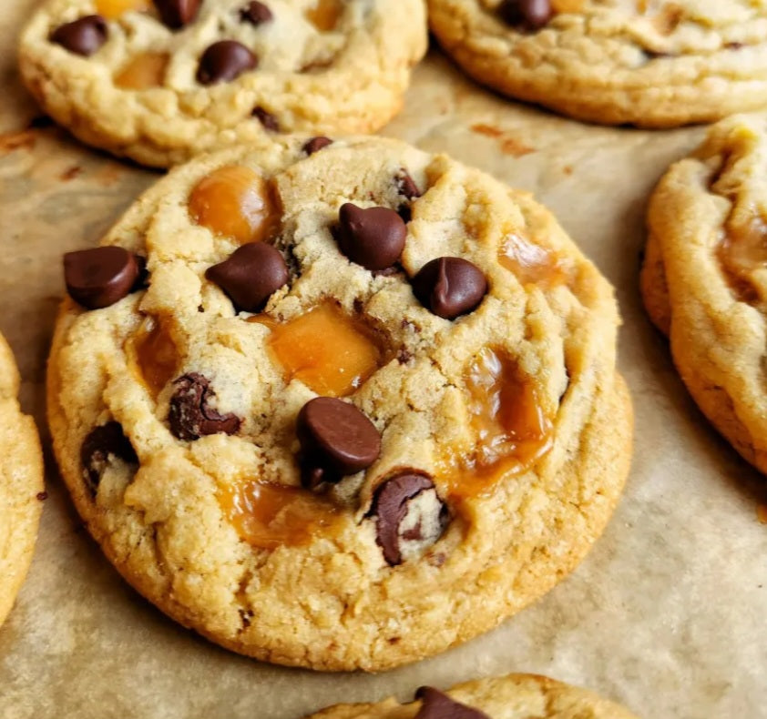 Caramel Chocolate Chip Cookies