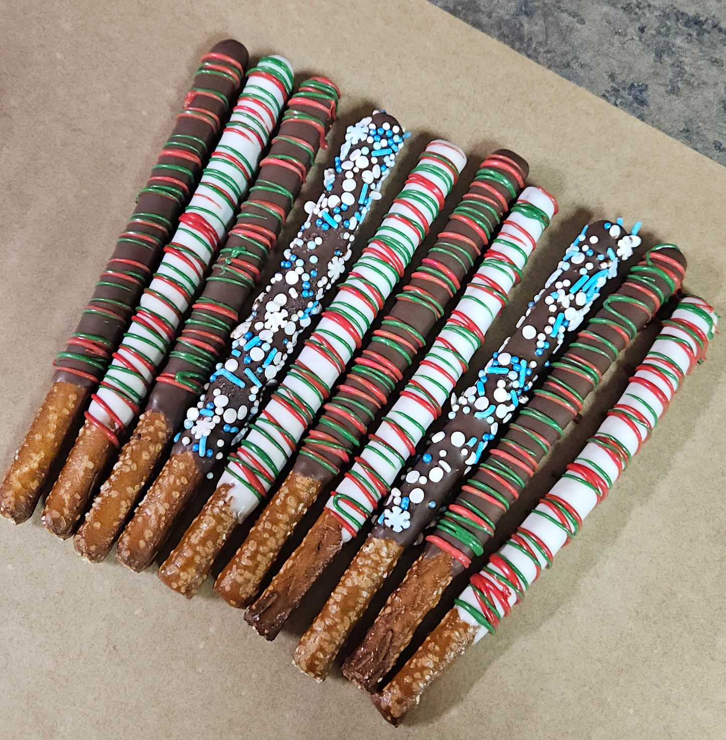 Chocolate Covered Pretzel Rods